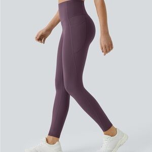 HALARA Purple High-Waisted Compression Leggings